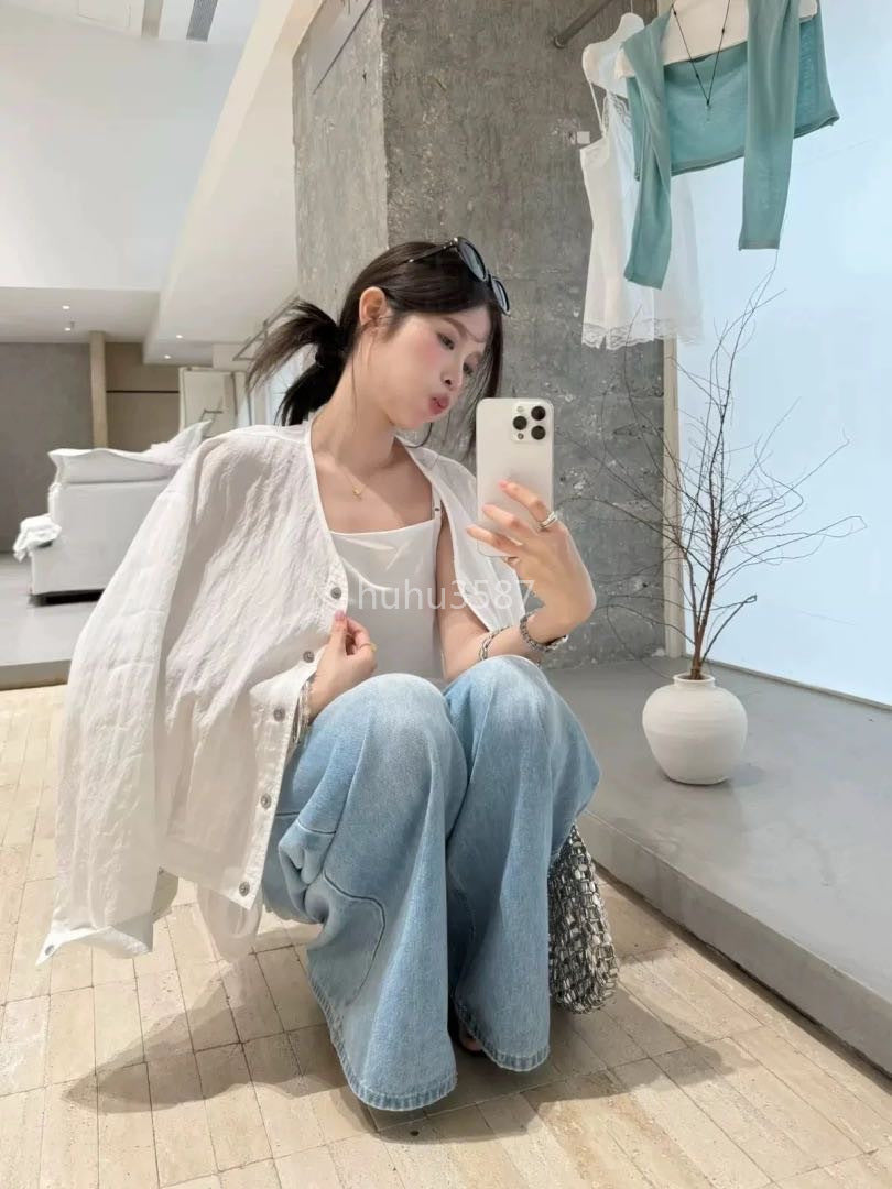 White Lightweight Jacket & Layered Cami Top Set