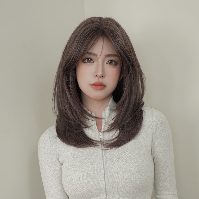 [C-0466] Haze Purple 52 cm Wig
