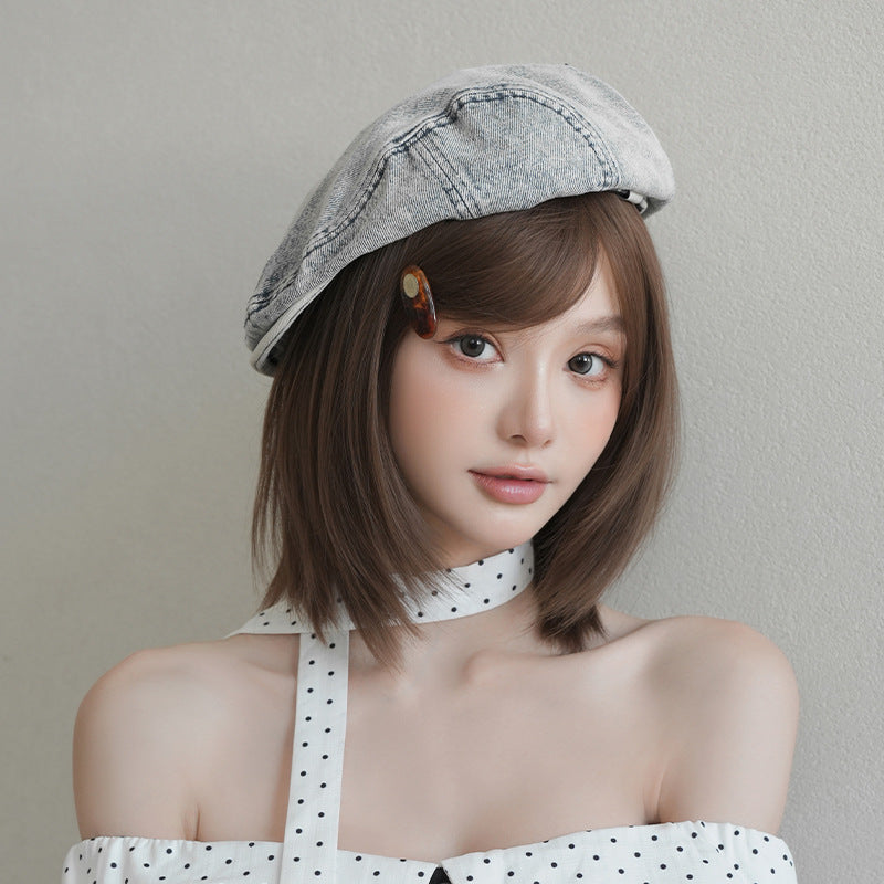[D-183] Chestnut Brown 38 cm Wig