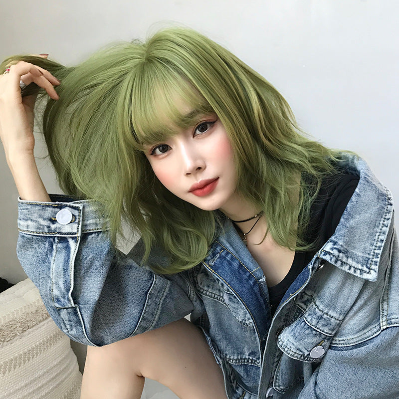 [H 6132] Matcha Green 43 cm Wig