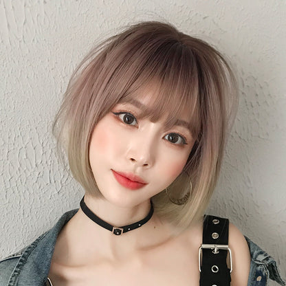 [D 3113] Gradient Rose Gold 33 cm Wig