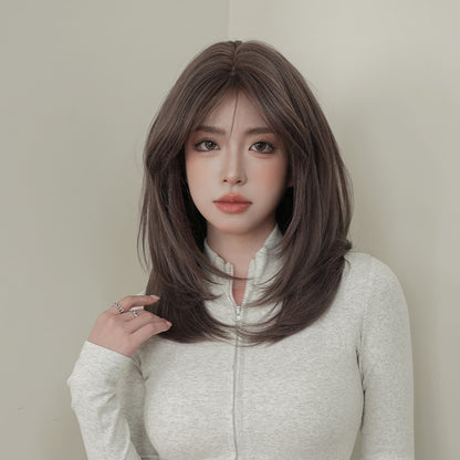 [C-0466] Haze Purple 52 cm Wig