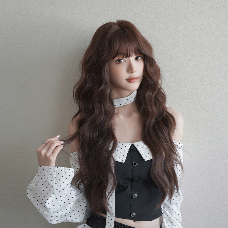 [C-0558] Honey Brown 76 cm Wig