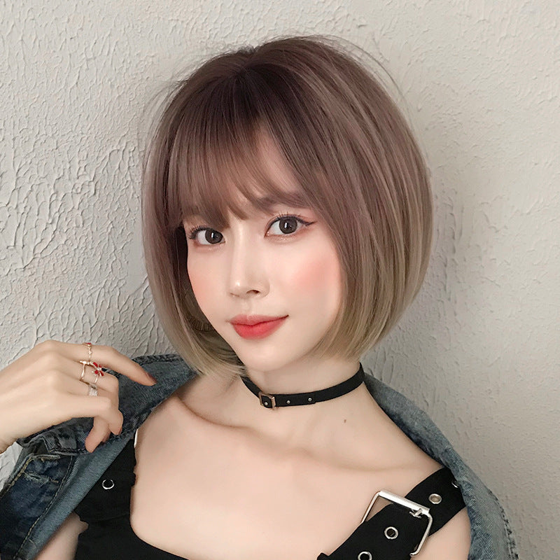 [D 3113] Gradient Rose Gold 33 cm Wig