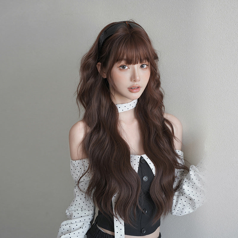 [C-0558] Honey Brown 76 cm Wig