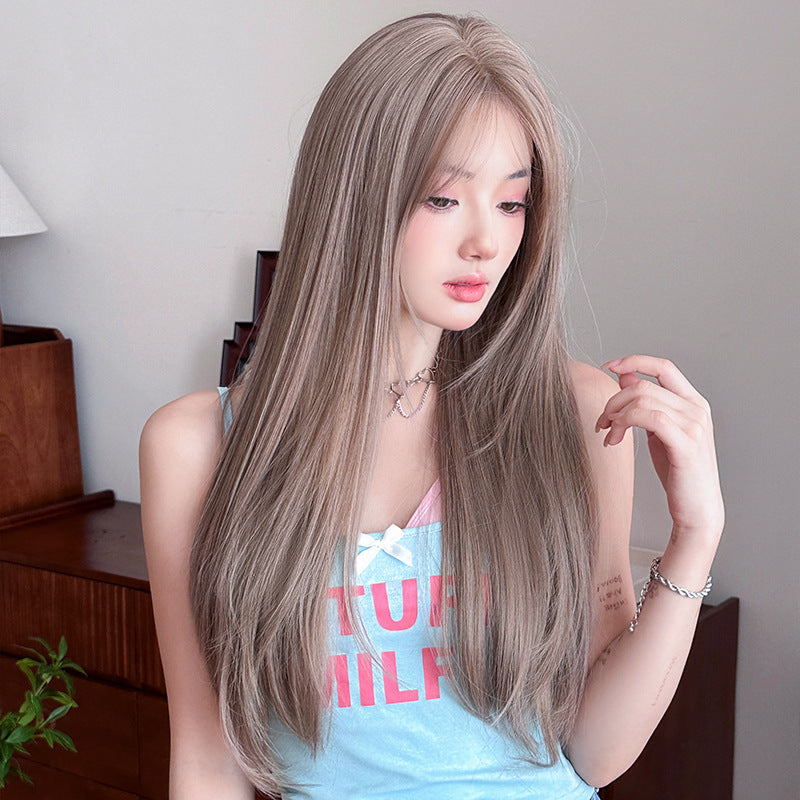 [C-0427] Light Wisteria Pink Purple 72 cm Wig