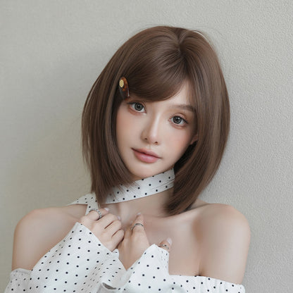 [D-183] Chestnut Brown 38 cm Wig
