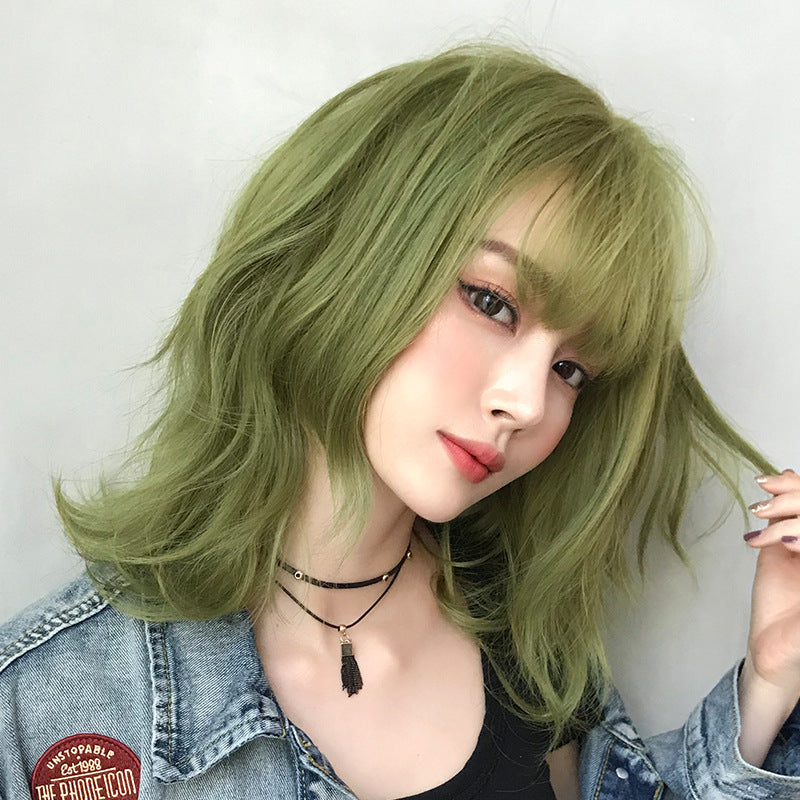 [H 6132] Matcha Green 43 cm Wig