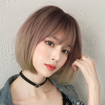 [D 3113] Gradient Rose Gold 33 cm Wig