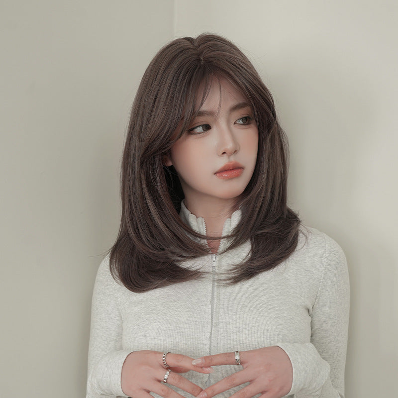 [C-0466] Haze Purple 52 cm Wig