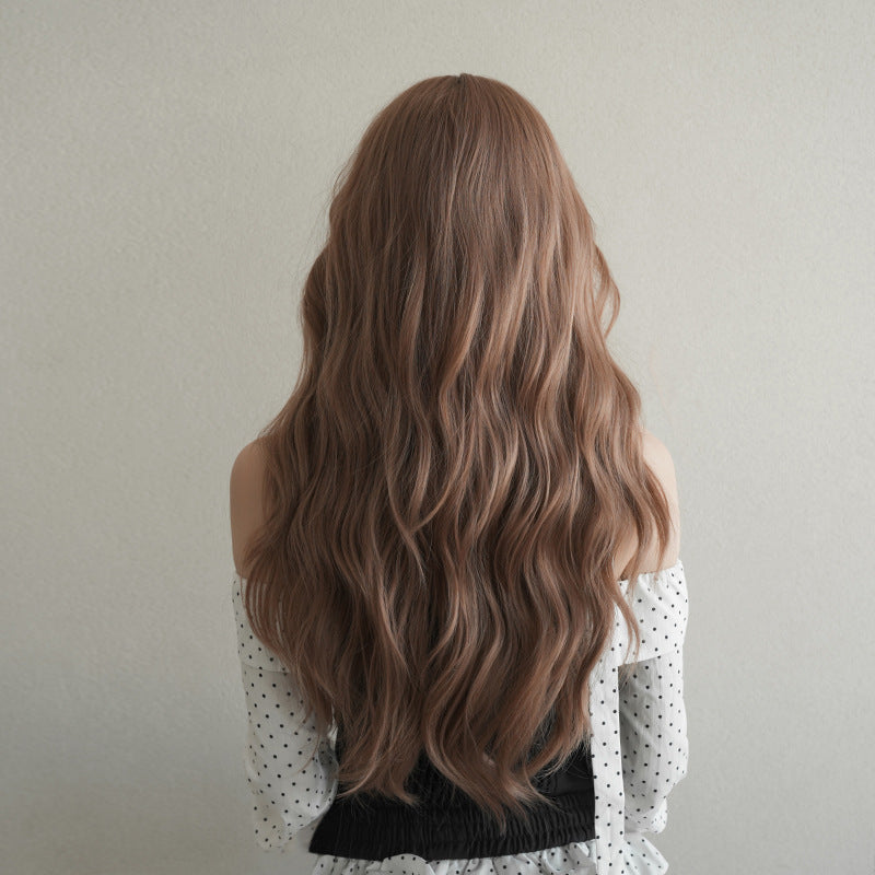 [C-0556] Berry Pink Brown 71 cm Wig