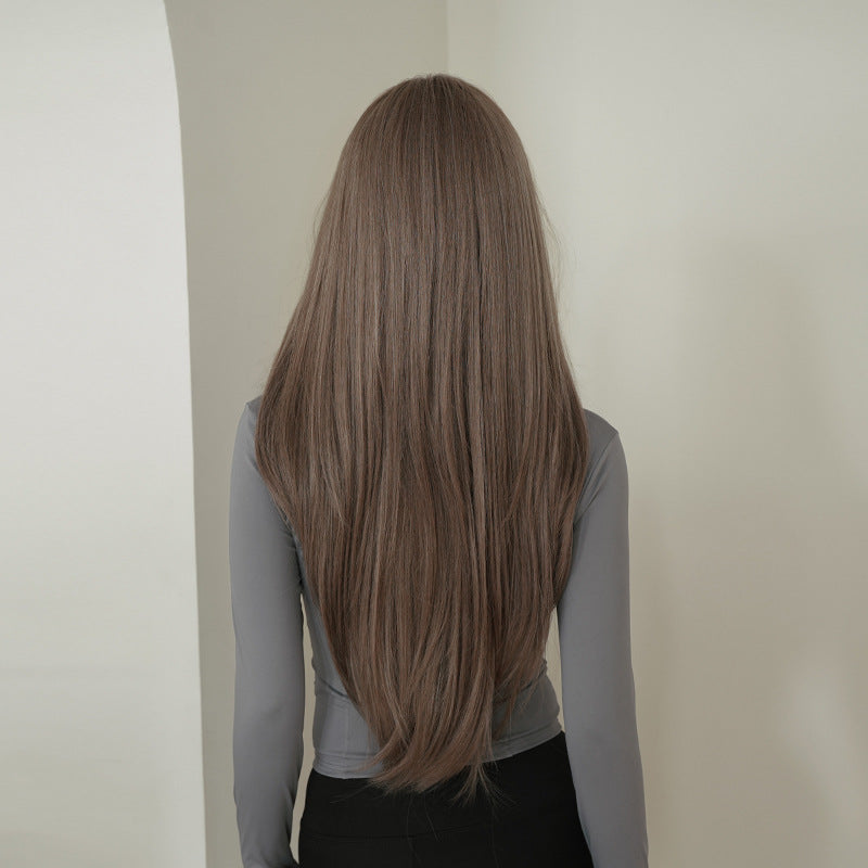 [C-0462] Tea Mist Gray 75 cm Wig