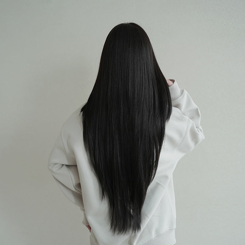 [C-0461] Natural Black Wig