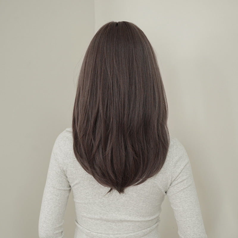 [C-0466] Haze Purple 52 cm Wig