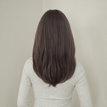 [C-0466] Haze Purple 52 cm Wig
