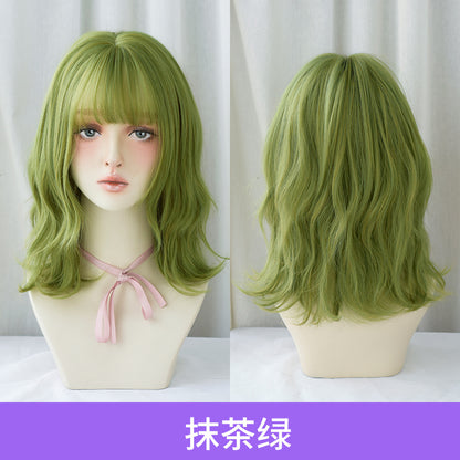 [H 6132] Matcha Green 43 cm Wig