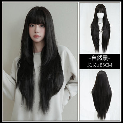 [C-0461] Natural Black Wig