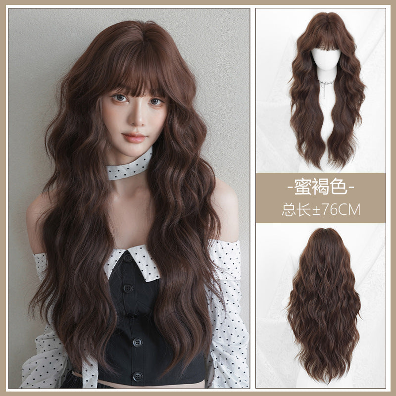 [C-0558] Honey Brown 76 cm Wig