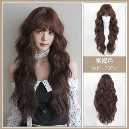 [C-0558] Honey Brown 76 cm Wig