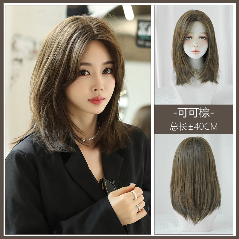 [D-144] Cocoa Brown 40 cm Wig