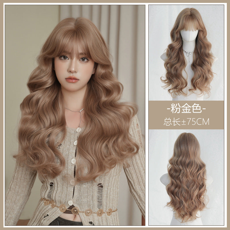 [C-0453-2] Pink Blonde 75 cm Wig