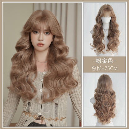 [C-0453-2] Pink Blonde 75 cm Wig